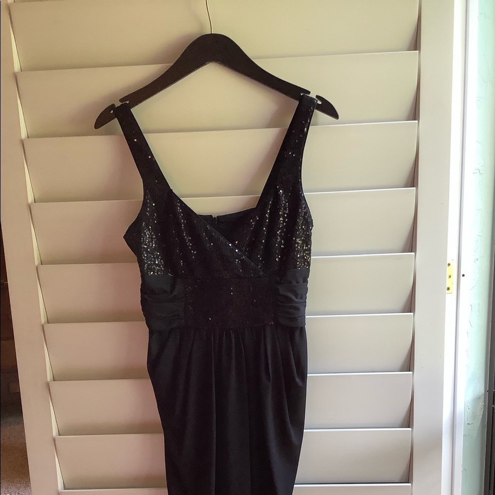Black cocktail dress
